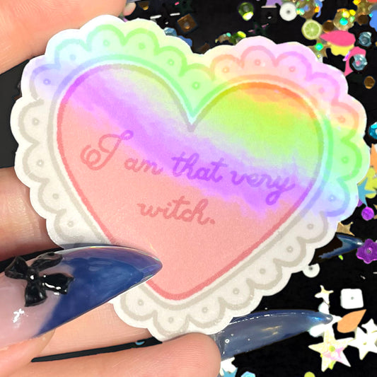 That Very Witch Holographic Sticker