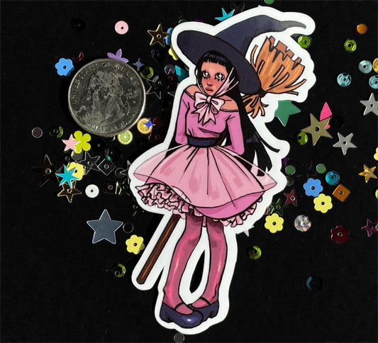 Witch Girl Sticker