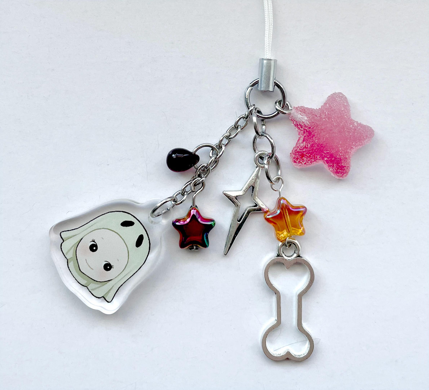 Ghost Sonny Phone Charm