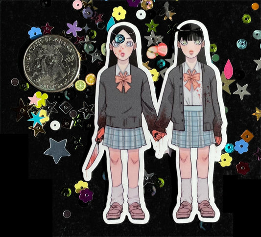 Schoolgirls Sticker
