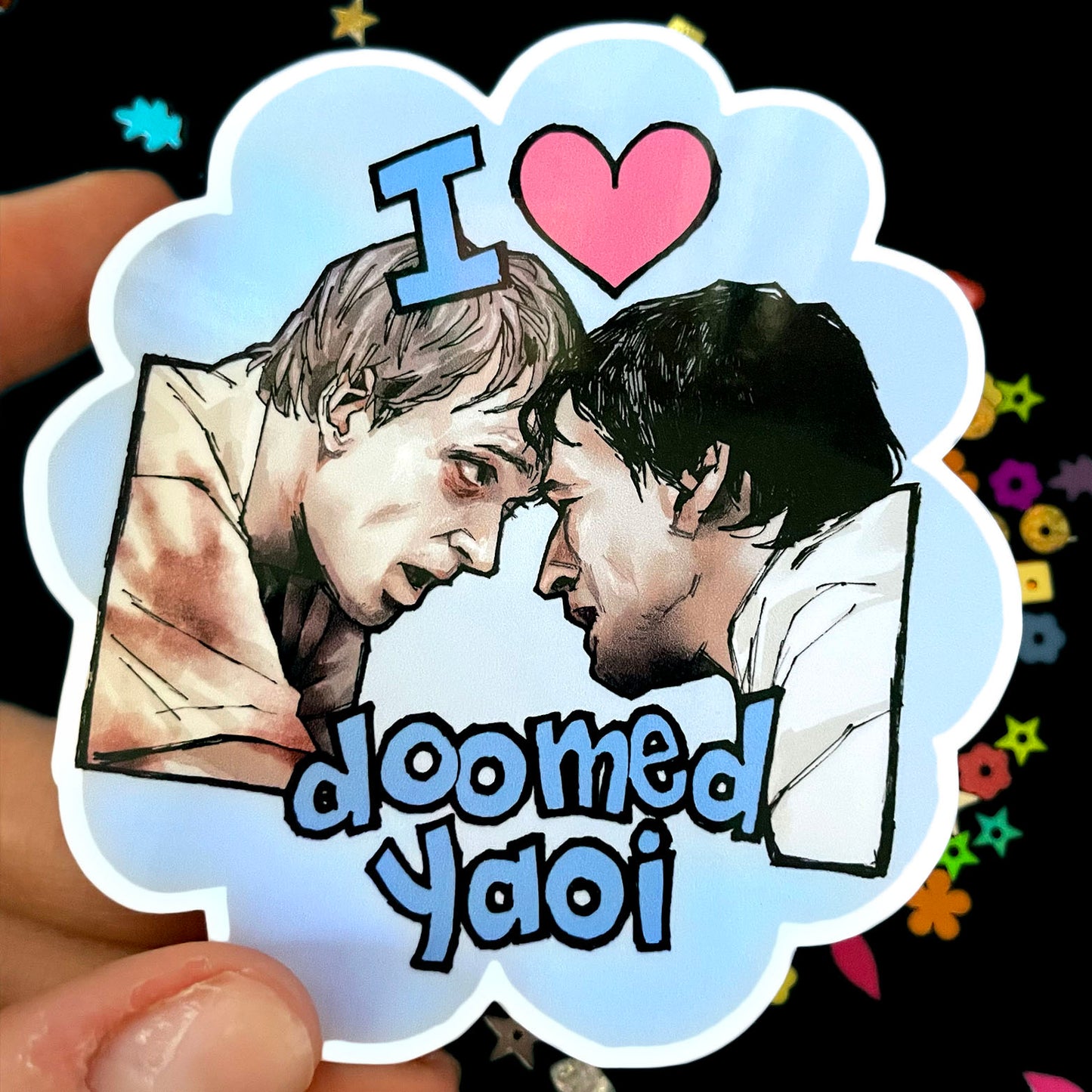 Doomed Yaoi Sticker