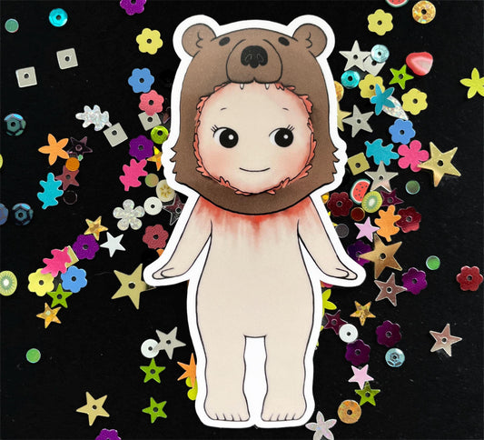 Bear Suit Sonny Sticker