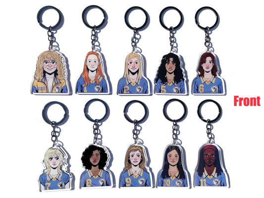 Soccer Team Keychains
