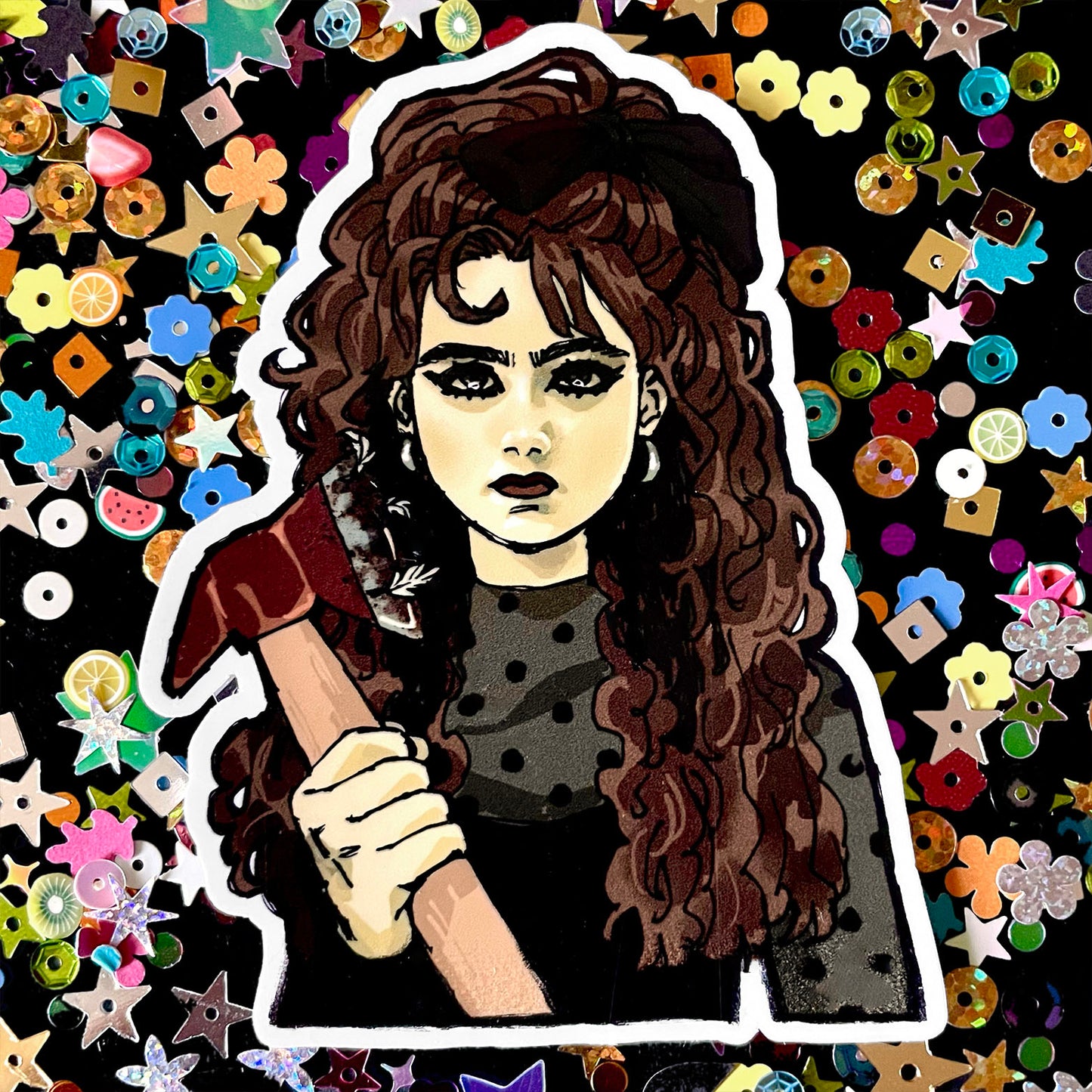 Lisa Axe Sticker