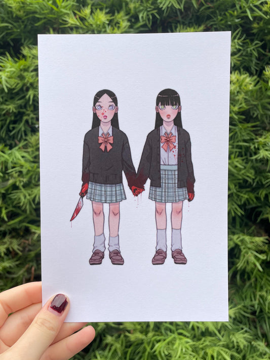 Schoolgirls Print