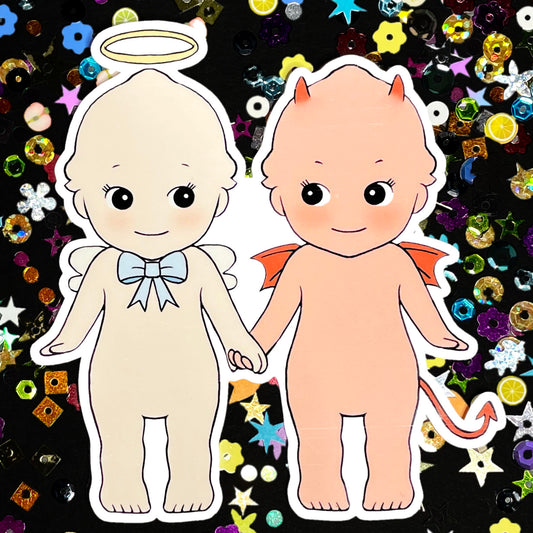 Devil Angel Sonny Sticker
