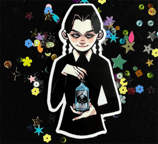 Wednesday Sticker