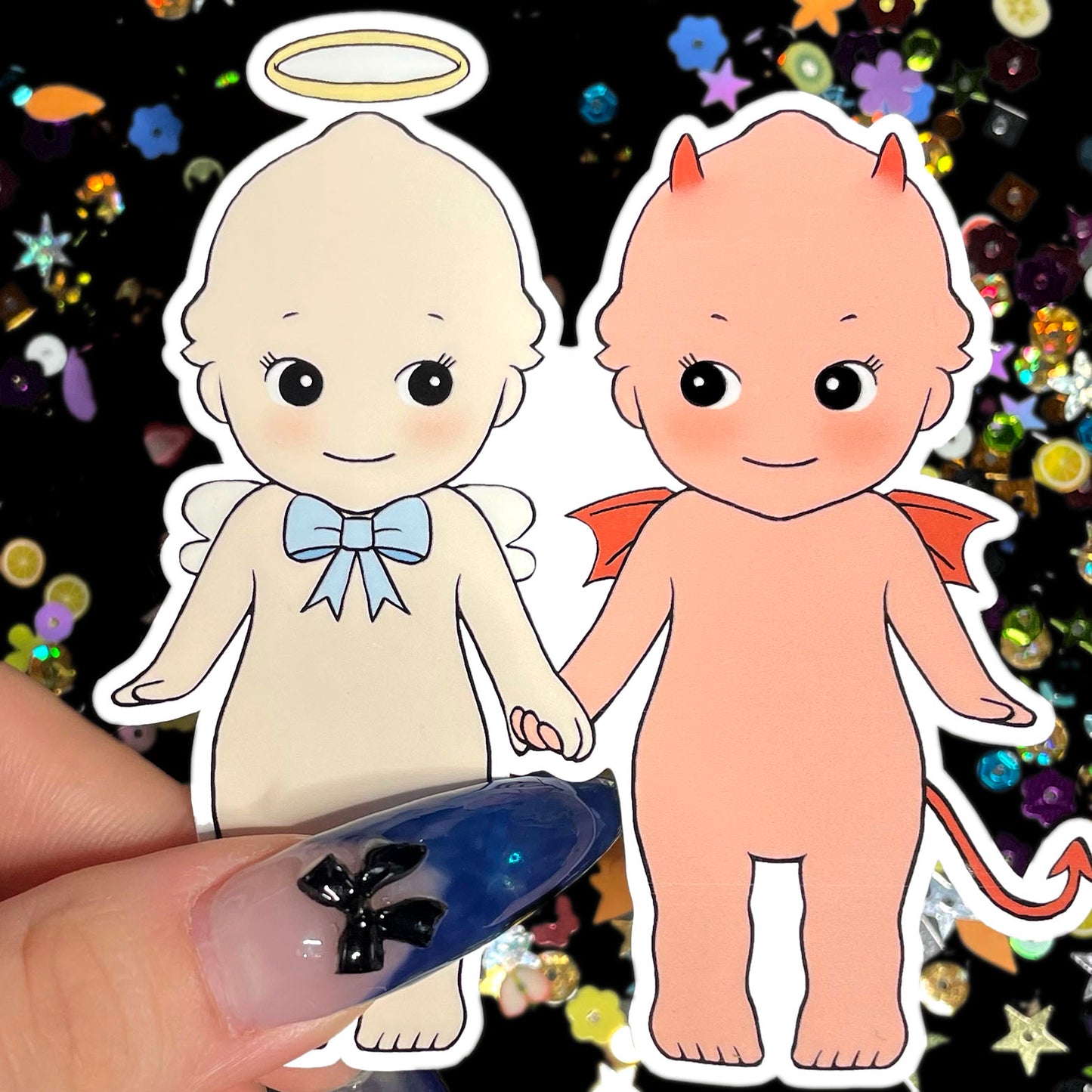 Devil Angel Sonny Sticker