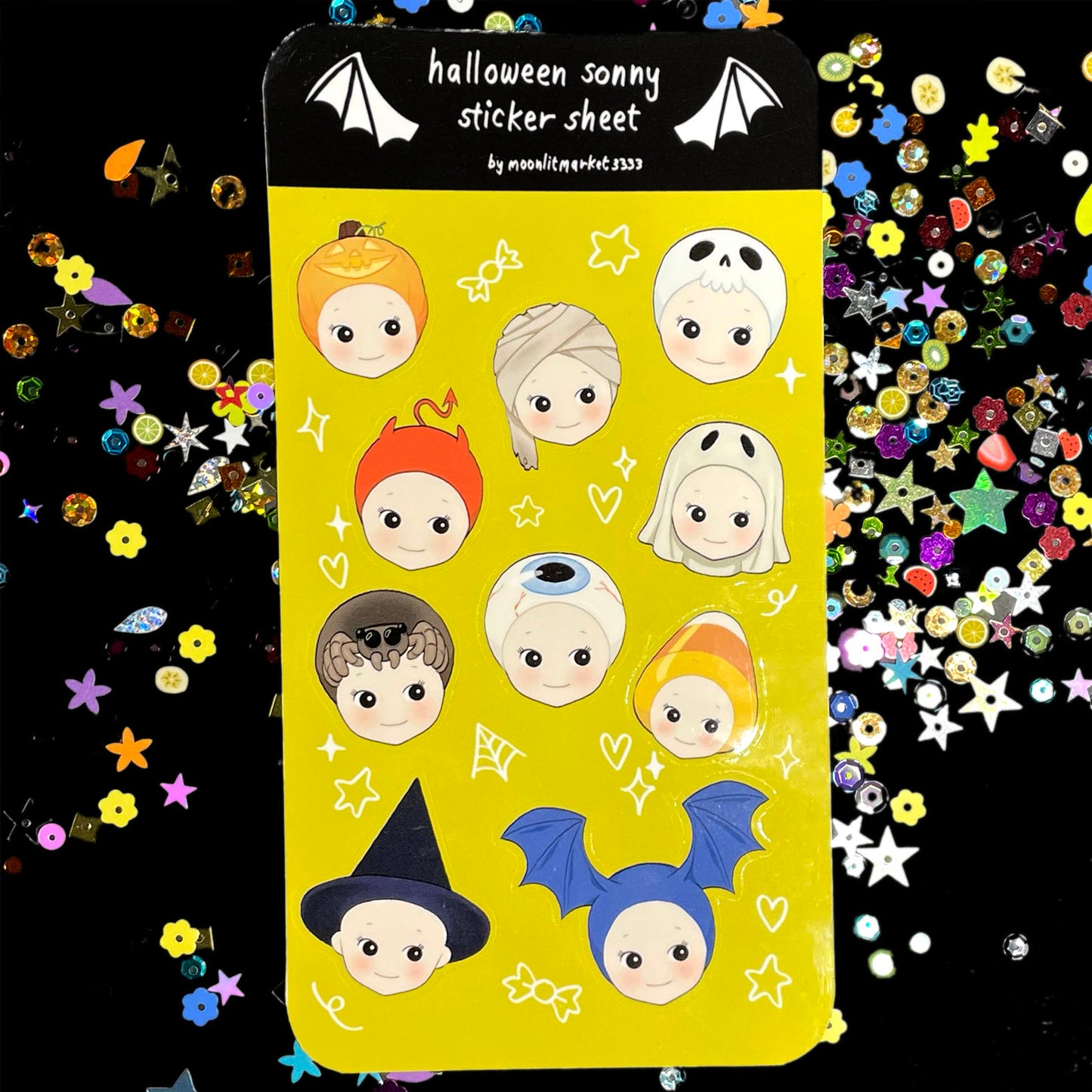 Halloween Sonny Sticker Sheet