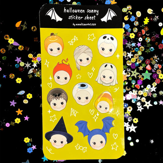 Halloween Sonny Sticker Sheet