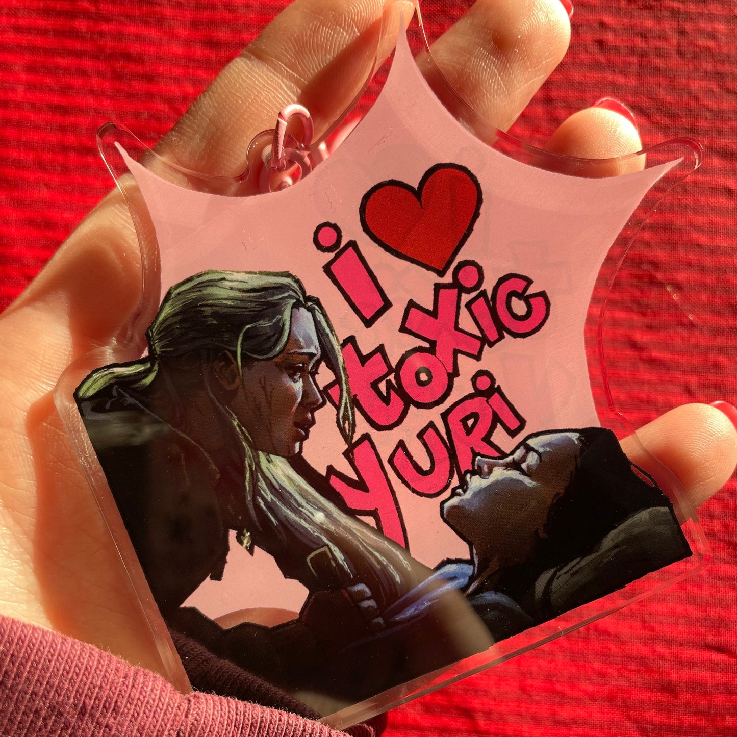 Jennifer&Needy Large Keychain