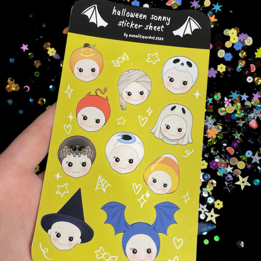 Halloween Sonny Sticker Sheet