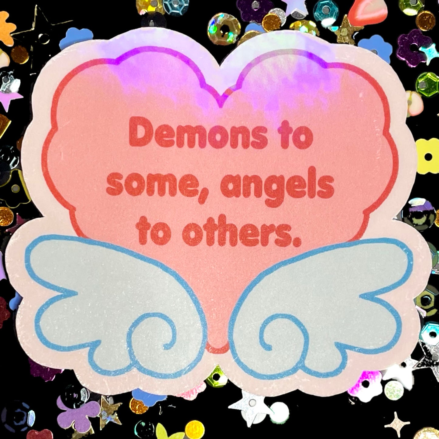 Demons to Some Holographic Sticker