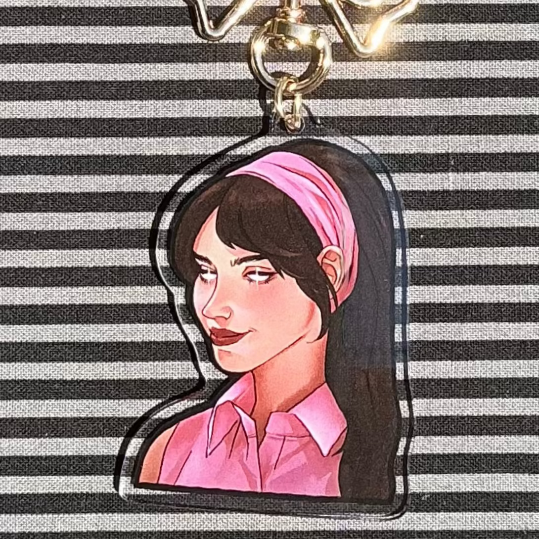 Iris Keychain