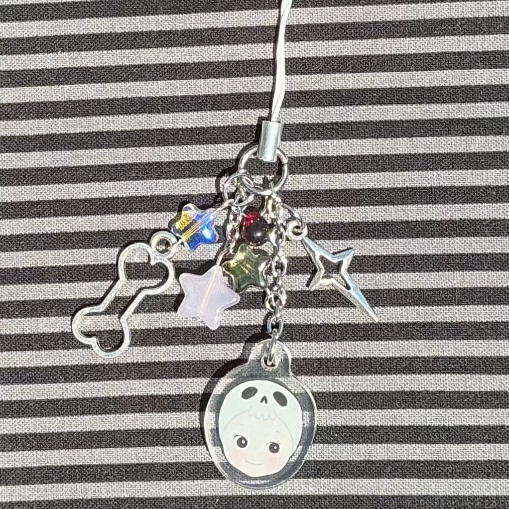 Skeleton Sonny Phone Charm
