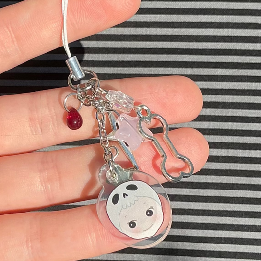 Skeleton Sonny Phone Charm