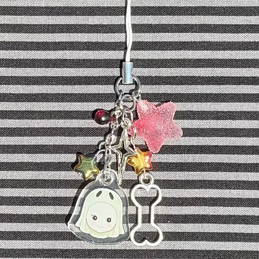 Ghost Sonny Phone Charm