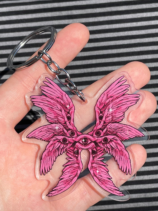 Pink Seraph Keychain