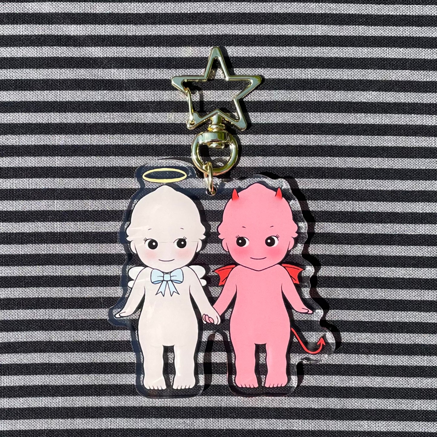 Devil Angel Sonny Keychain