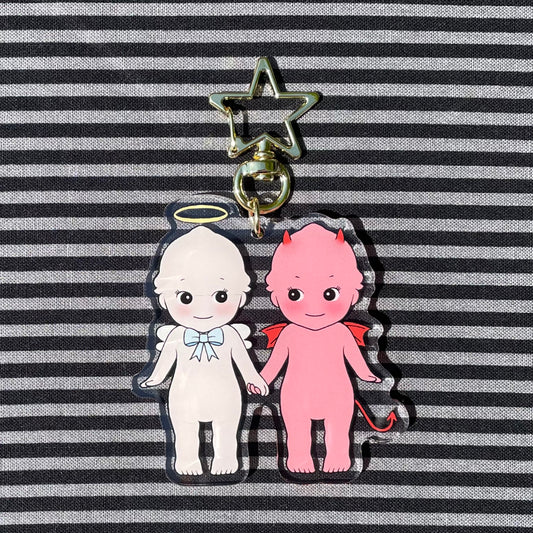 Devil Angel Sonny Keychain
