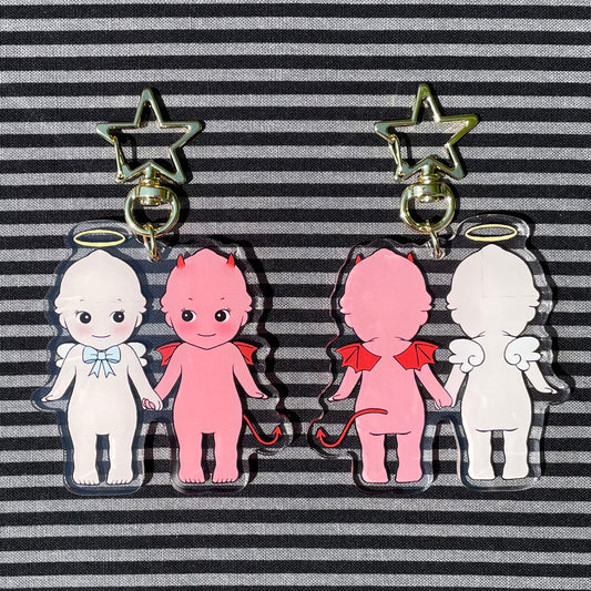 Devil Angel Sonny Keychain