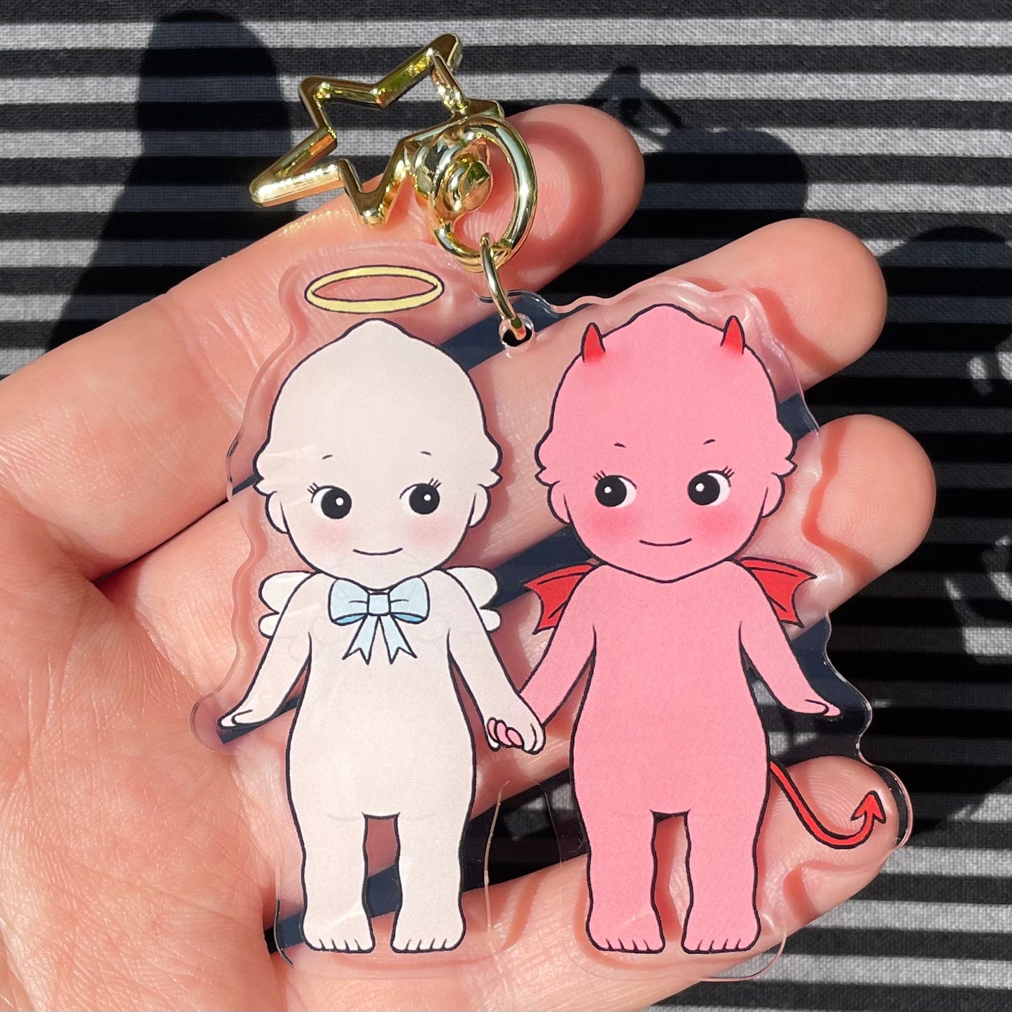 Devil Angel Sonny Keychain