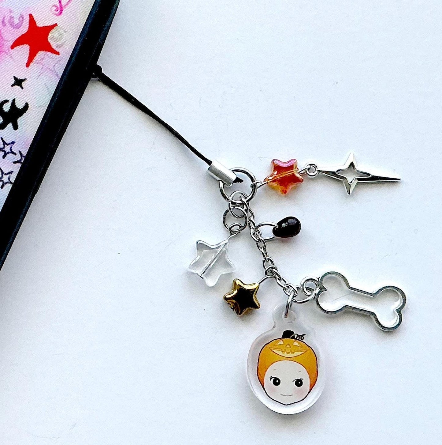 Jack O Lantern Sonny Phone Charm