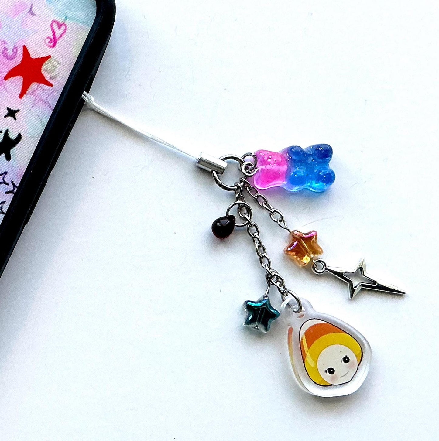 Candy Corn Sonny Phone Charm