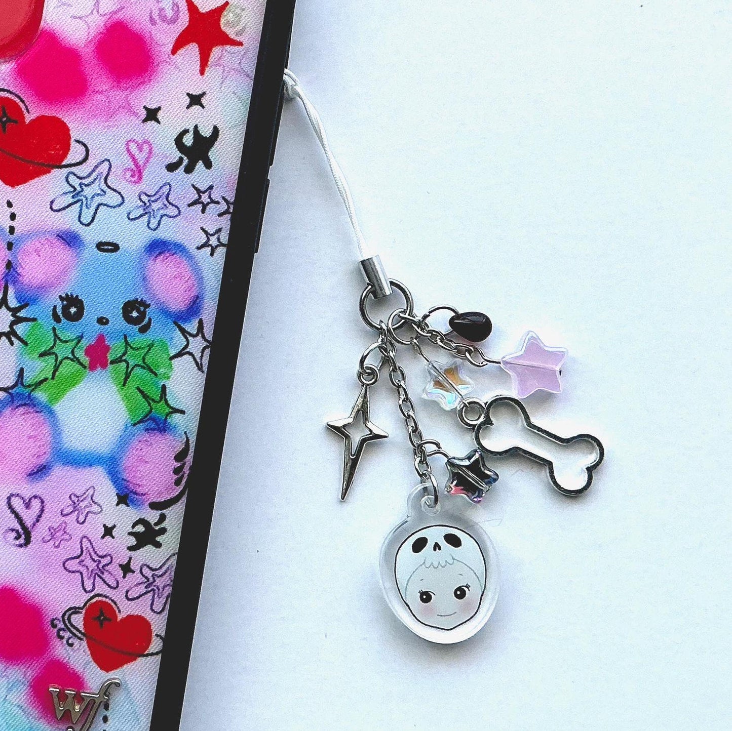 Skeleton Sonny Phone Charm