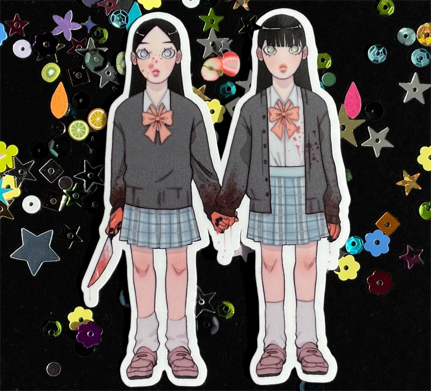 Schoolgirls Sticker