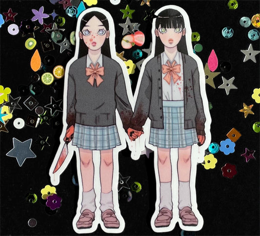 Schoolgirls Sticker