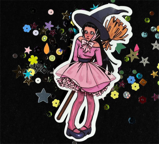 Witch Girl Sticker